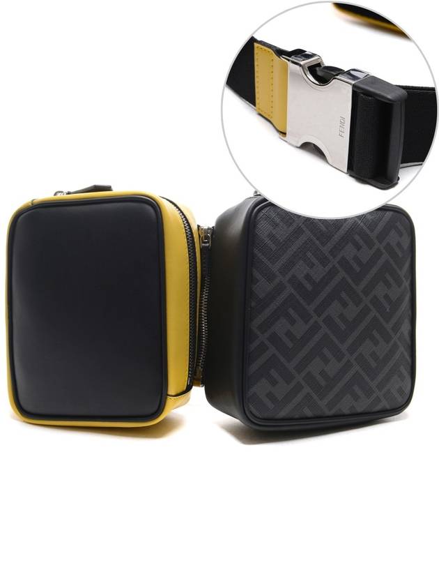 FF logo belt bag black - FENDI - BALAAN.