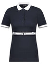 Women's Bellina Polo Short Dress Navy - J.LINDEBERG - BALAAN 2