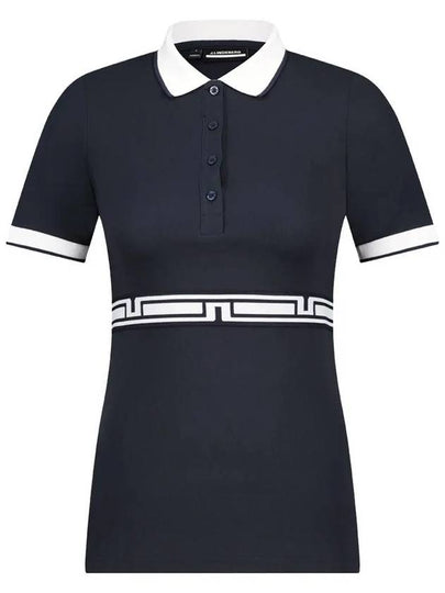 Women's Bellina Polo Short Dress Navy - J.LINDEBERG - BALAAN 2