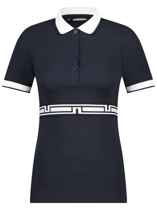 Women's Bellina Polo Short Dress Navy - J.LINDEBERG - BALAAN 2