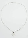 Logo Pendant Necklace Silver - GUCCI - BALAAN 3