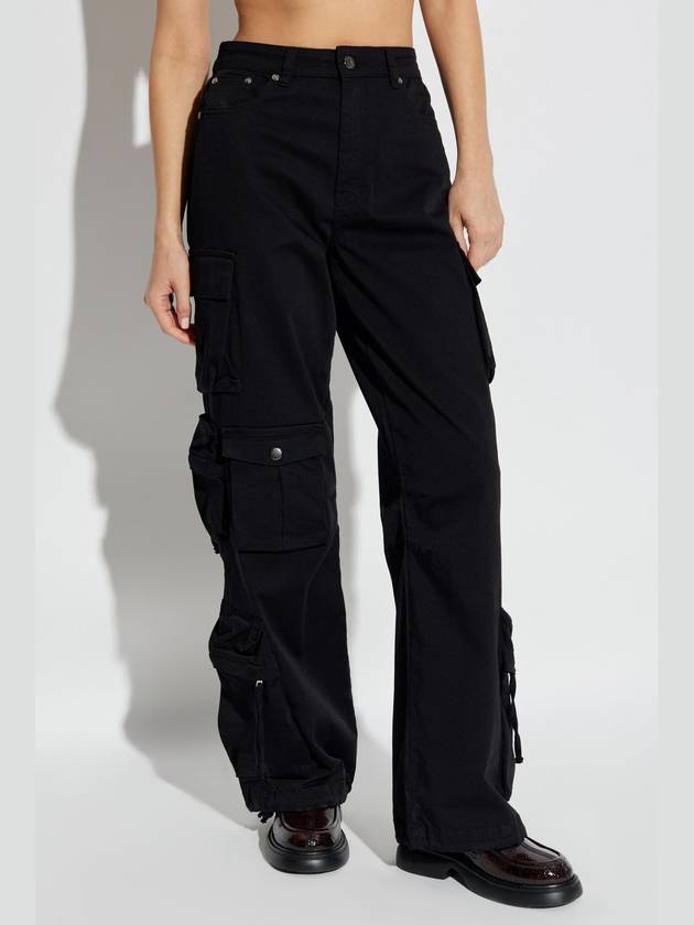 Gestuz Camolygz Cargo Pants, Women's, Black - GESTUZ - BALAAN 3