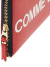 Logo long wallet SA0110HL RED - COMME DES GARCONS - BALAAN 8