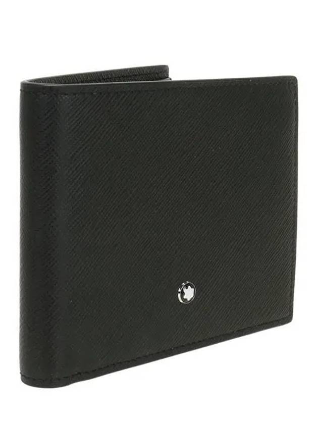 Sartorial Logo 6cc Saffiano Wallet Black - MONTBLANC - BALAAN 3