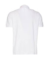 Boke Flower Embroidery Cotton Polo Shirt White - KENZO - BALAAN 3