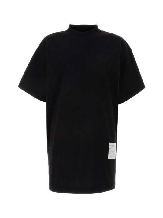 Short Sleeve T-Shirt 739028TPVN4 1270 Black - BALENCIAGA - BALAAN 1