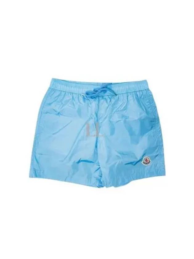 Logo Swim Shorts Blue - MONCLER - BALAAN 2