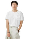 Custom slim fit pocket t shirt white - POLO RALPH LAUREN - BALAAN 2