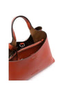 Logo Charm Leather Micro Tote Bag Orange - TOD'S - BALAAN 5