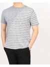 ANTONYMORATO Italy striped knit short sleeve tee - IKALOOOK - BALAAN 1