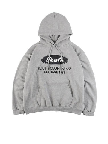 Men's Heritage Logo Hoodie Grey - APEX DESIGN - BALAAN 1