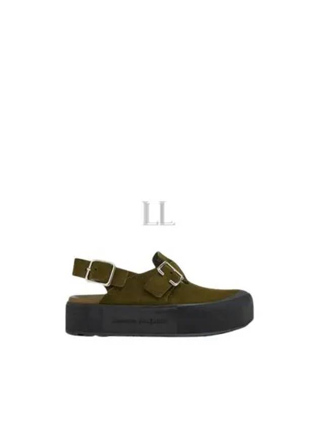 Mounted Slick Sandals Green - ALEXANDER MCQUEEN - BALAAN 2