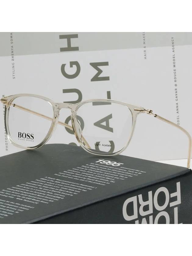 Hugo Boss Glasses Frame BOSS1313 IXE Brown Transparent Horn Frame Fashion - HUGO BOSS - BALAAN 2