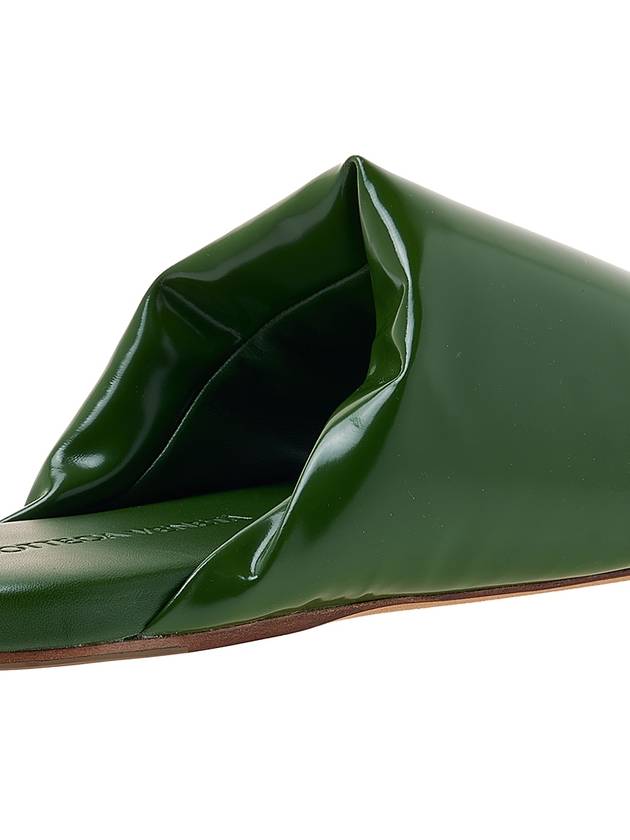 Padded Lambskin Slippers Green - BOTTEGA VENETA - BALAAN 11