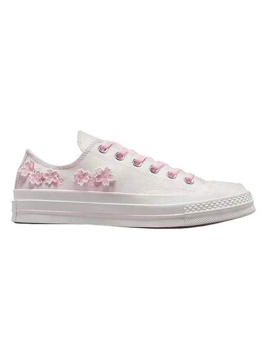 Chuck 70 Cherry Blossom Vintage Low Top Sneakers White - CONVERSE - BALAAN 1