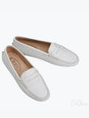 Women's Gommino Leather Driving Shoes White - TOD'S - BALAAN 2