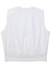 Punching Hybrid Woven Vest WHITE WOMAN - MALBON GOLF - BALAAN 2