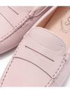 Women's Gommino Leather Driving Shoes Pink - TOD'S - BALAAN 3