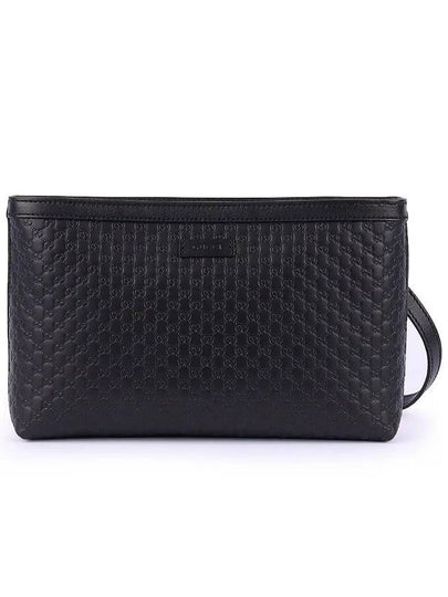 Women Leather Clutch Black - GUCCI - BALAAN 2