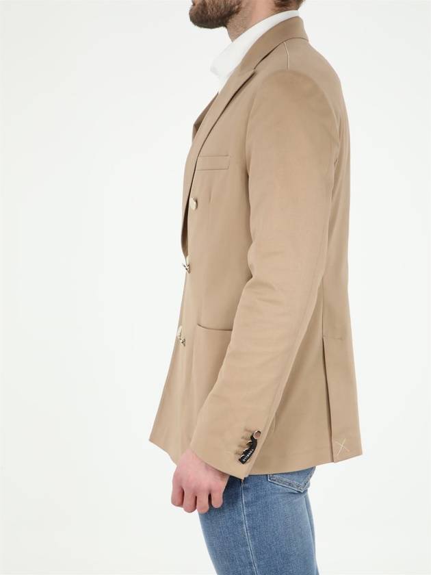 Beige Cotton Jacket - TONELLO - BALAAN 3