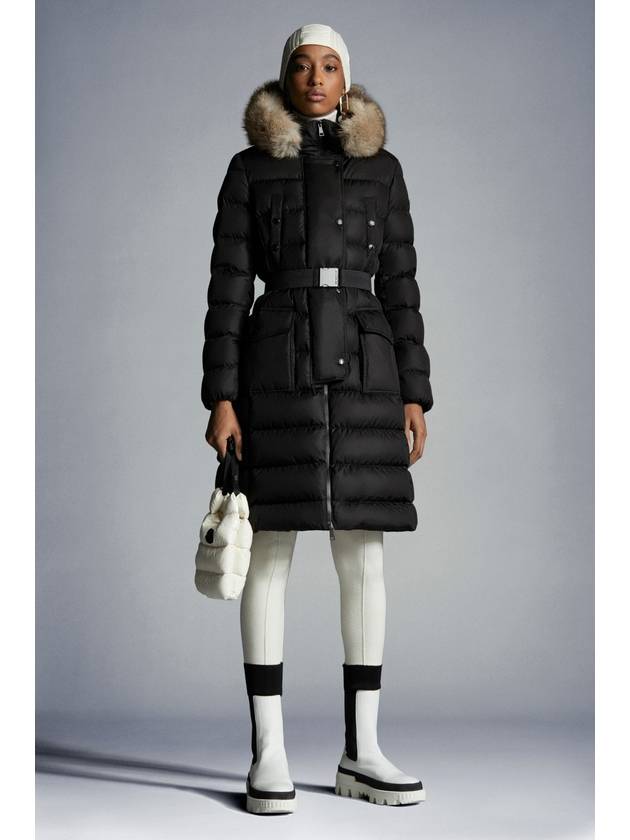 Women's Khloe Down Long Padding Black - MONCLER - BALAAN 6