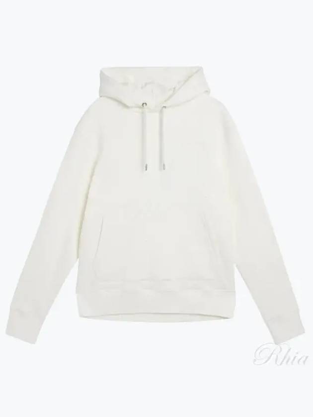 Chip Embroidered Logo Hoodie Cloud White - J.LINDEBERG - BALAAN 2