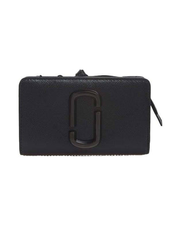 Snapshot DTM Compact Medium Wallet Black - MARC JACOBS - BALAAN 1