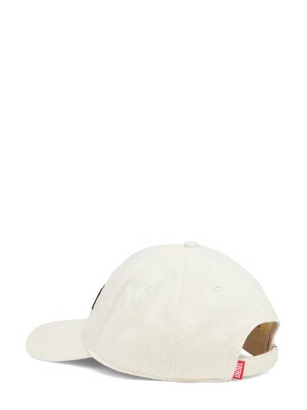 Corry Div Wash Logo Embroidery Base Ball Cap White - DIESEL - BALAAN 3