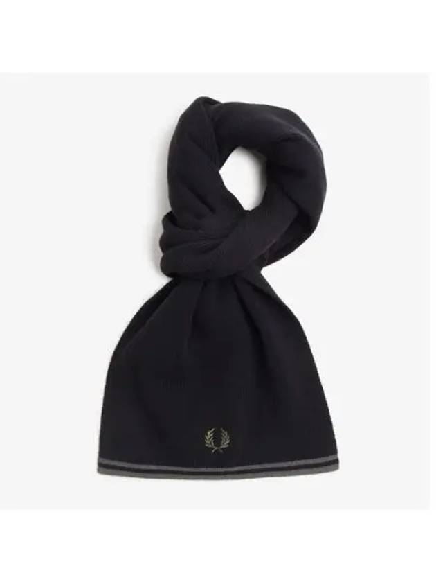 Fred Perry Twin Tip Merino Wool Scarf T02 CFPU2339152 - FRED PERRY - BALAAN 1