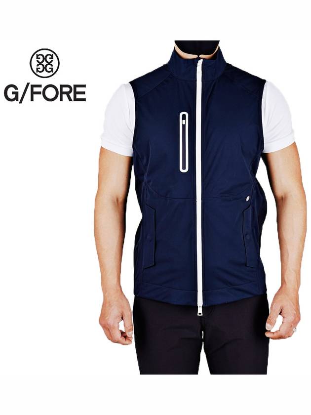 Men's Repeller Soft Shell Vest Navy - G/FORE - BALAAN 1