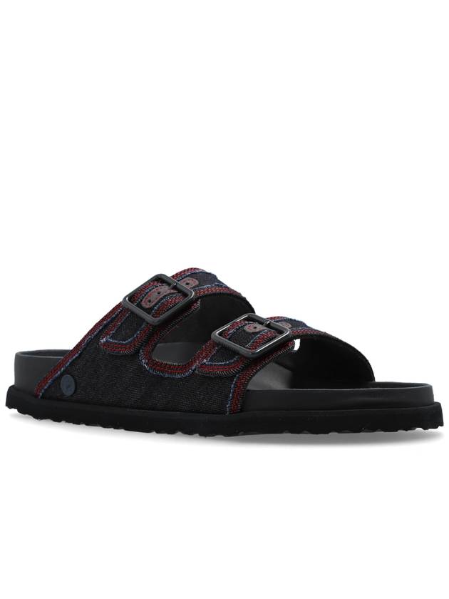 Birkenstock 1774 Sandals Arizona Stone Washed, Men's, Navy Blue - BIRKENSTOCK - BALAAN 4