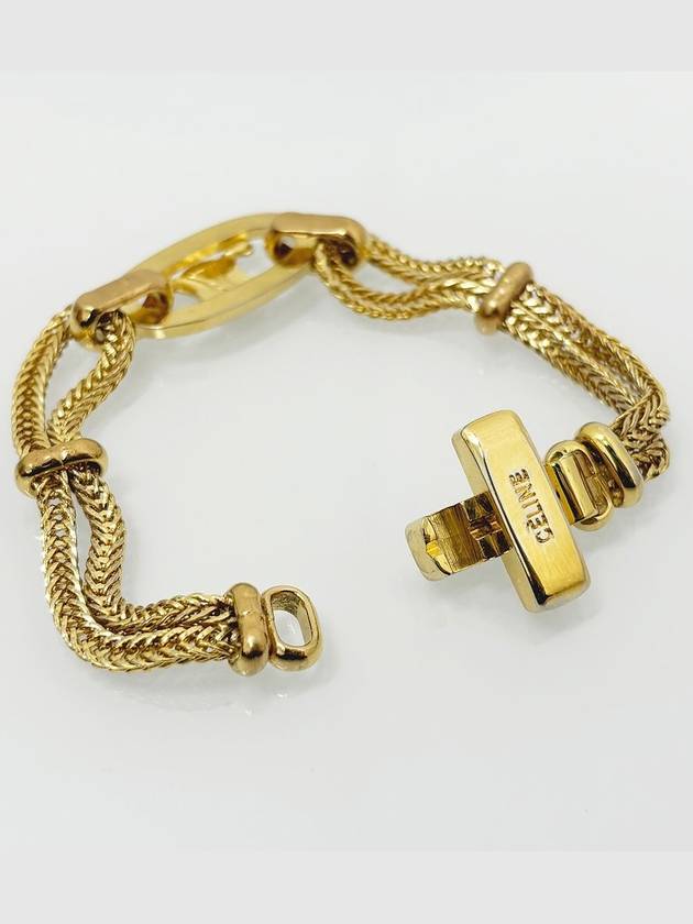 Gold Triomphe Chain Bracelet 4VCEA17110 - CELINE - BALAAN 6