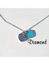 Mini Heart Pendant Diamond Blue 69683983 Necklace - TIFFANY & CO. - BALAAN 1