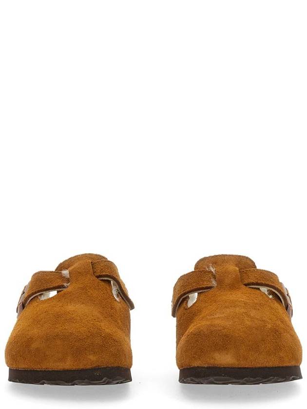 Boston Fur Shearling Mule Mink - BIRKENSTOCK - BALAAN 7