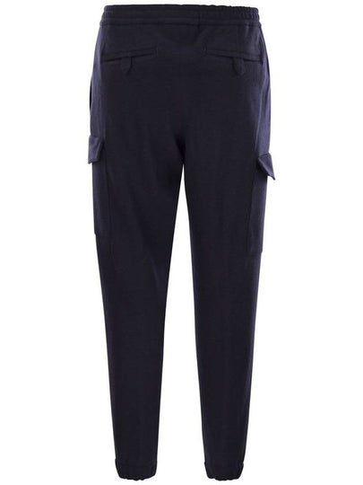 Virgin wool cargo jogger trousers - PT TORINO - BALAAN 2