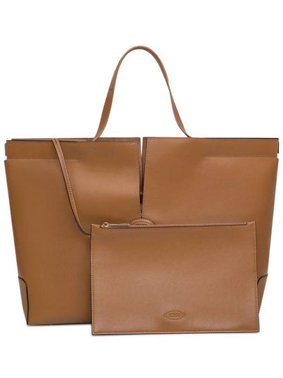 Tod'S Brown Leather Tote Bag - TOD'S - BALAAN 2