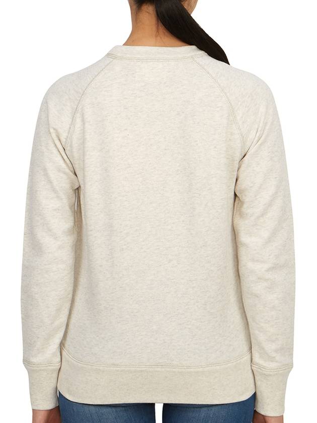 Women's Mila Logo Crew Neck Sweatshirt Ecru - ISABEL MARANT - BALAAN 5