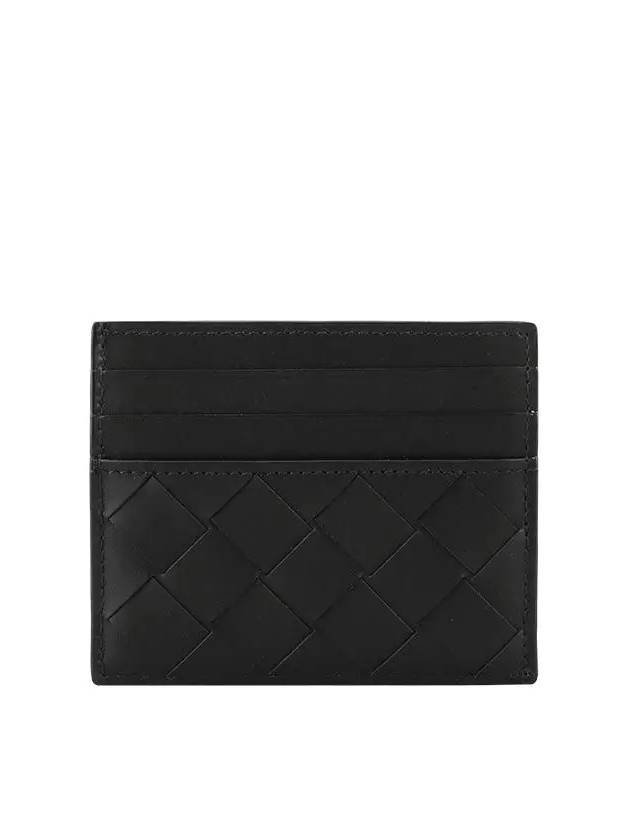 Intrecciato Card Wallet Black - BOTTEGA VENETA - BALAAN 3