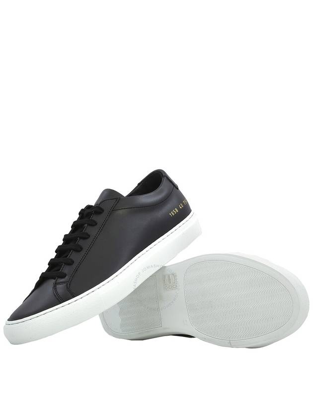 Original Achilles Low Top Sneakers Black - COMMON PROJECTS - BALAAN 3