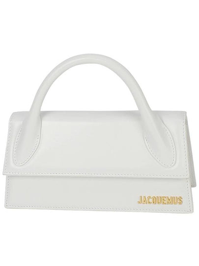 Le Chiquito Leather Tote Bag White - JACQUEMUS - BALAAN 2