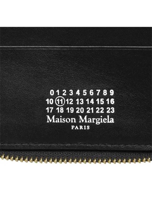 Stitch Zip Around Medium Half Wallet Black - MAISON MARGIELA - BALAAN 8