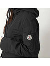 Women s Logo Patch LEANDRO Hooded Jacket 1A00133 549P3 999 - MONCLER - BALAAN 5