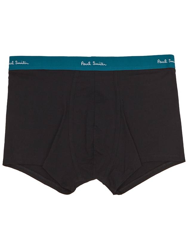 Signature Logo Cotton Briefs Black 3-Pack - PAUL SMITH - BALAAN 3