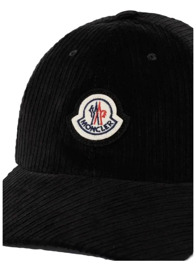 23SS Logo Corduroy Baseball Cap 3B000 16 596E3 999 - MONCLER - BALAAN 4