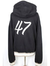 Drawstring 47 Logo Hoodie XL - DIOR - BALAAN 2