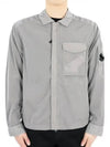 Chrome-R Pocket Over Long Sleeve Shirt Grey - CP COMPANY - BALAAN 2