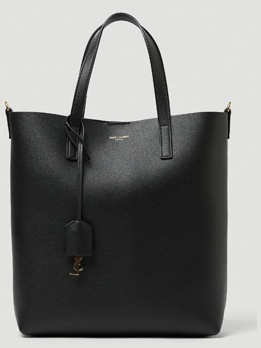 Leather toy shopping tote bag shopper black 600307CSV0J1000 - SAINT LAURENT - BALAAN 2
