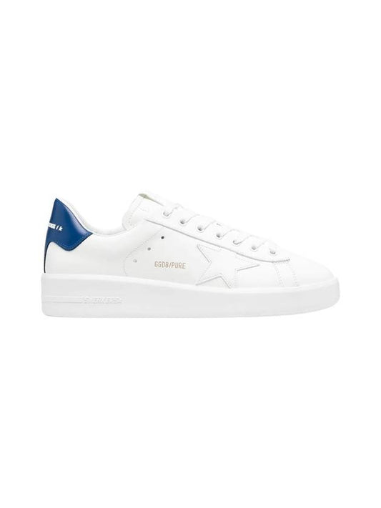 Men's Blue Tab Purestar Sneakers White - GOLDEN GOOSE - BALAAN 1