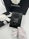 Women's CC Logo Coco Card Holder Caviar Black AP3835 - CHANEL - BALAAN 2