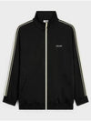 Double Face Jersey Track Jacket Black - CELINE - BALAAN 2